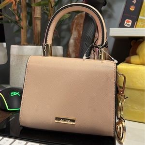 Brand new ALDO mini bag with straps and keychain